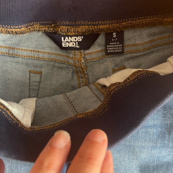 Boys Lands’ End pull on denim jean shorts - Picture 2 of 3